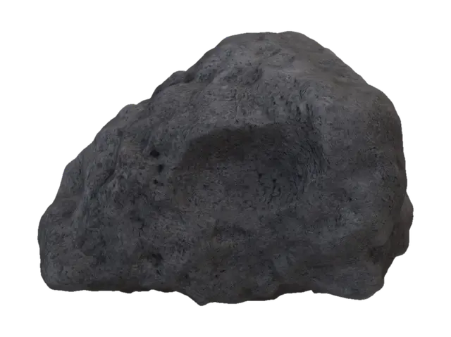 Cratered Meteorite - Satellite 3D model, vytvořený pomocí AI