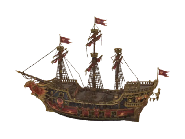 3D model for Crimson Phoenix Warship