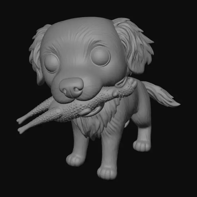 3D model for Puppy and the Rubber Chicken