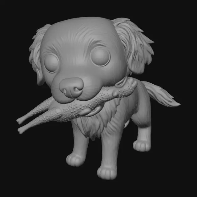 3D model for Puppy and the Rubber Chicken