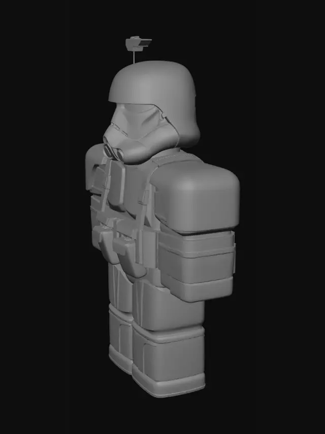3D model for Blocktrooper