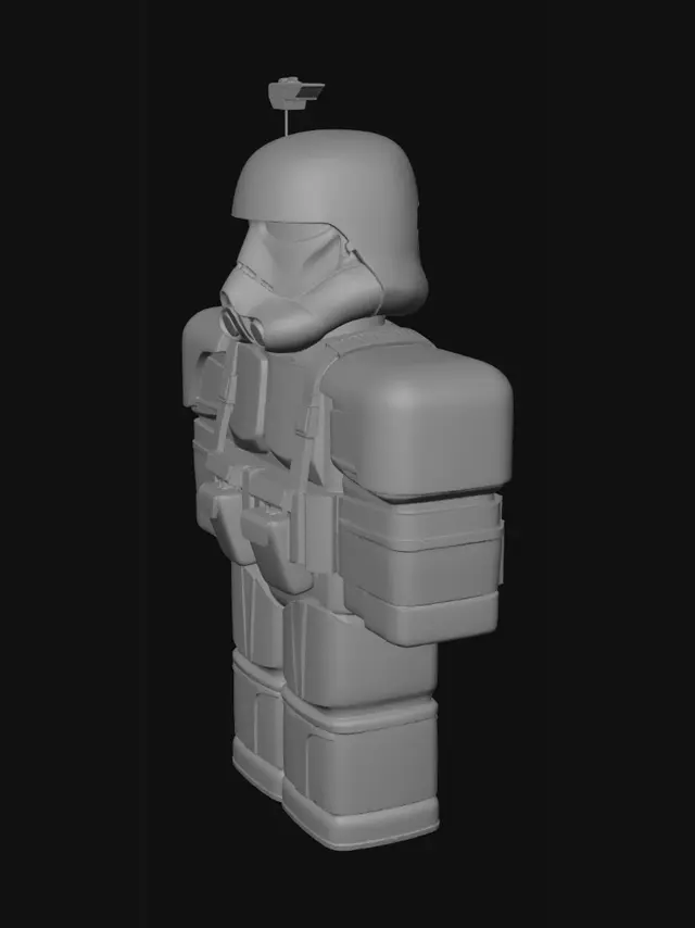 3D model for Blocktrooper