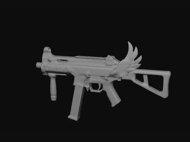 3D model for Winged Assault Rifle
