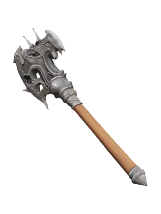 fantasy medieval mace - Fantastical 3D model, vytvořený pomocí AI