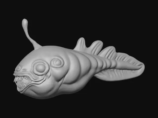 3D model for Subnautica Biter