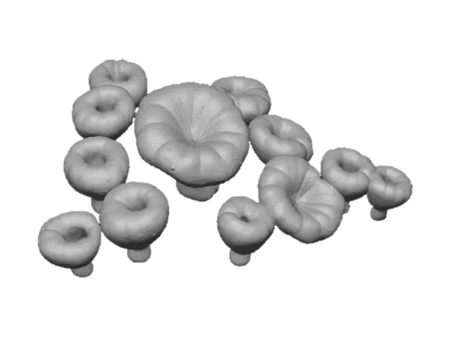 3D model for Subnautica Acid Mushroom