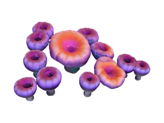 3D model for Subnautica Acid Mushroom