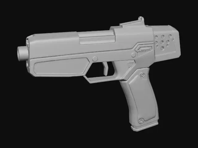 3D model for CNC Renegade Falcon Autopistol