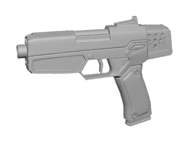 3D model for CNC Renegade Falcon Autopistol