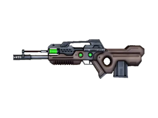 CNC Renegade Tiberium Auto Rifle 3D model, vytvořený pomocí AI