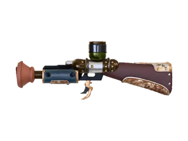 Arcanum Acid Gun 3D model, vytvořený pomocí AI