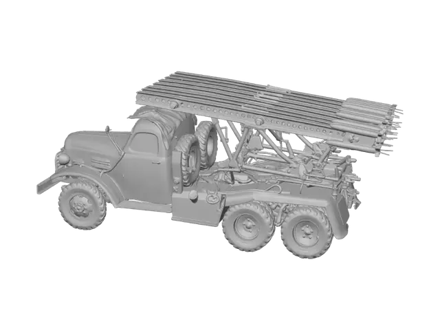 3D model for Katyusha Rocket Launcher