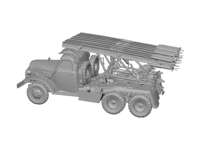 3D model for Katyusha Rocket Launcher