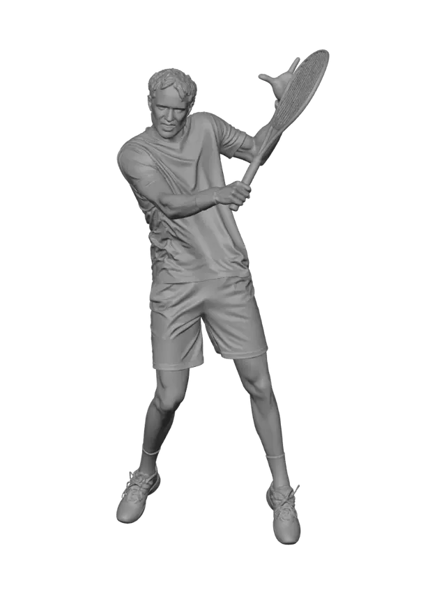3D model for Blue Court Backhand