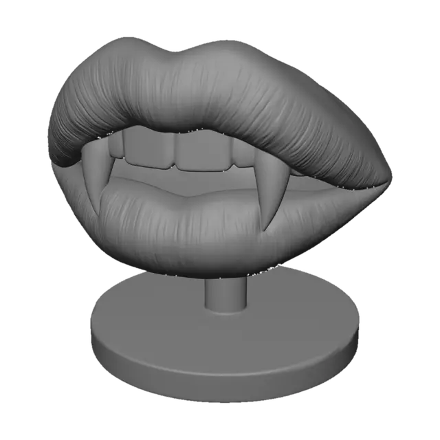 3D model for Scarlet Lips with Fangs