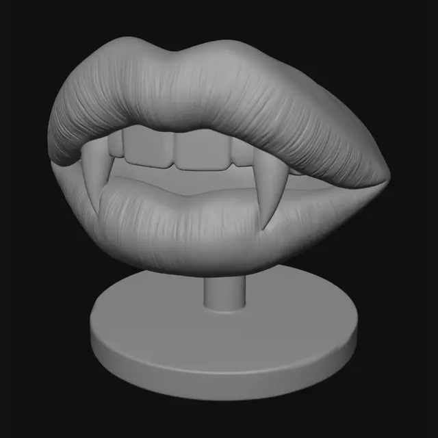 3D model for Scarlet Lips with Fangs