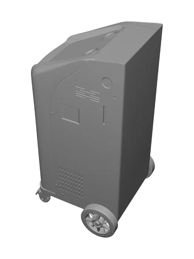 3D model for Red Automotive Service Machine