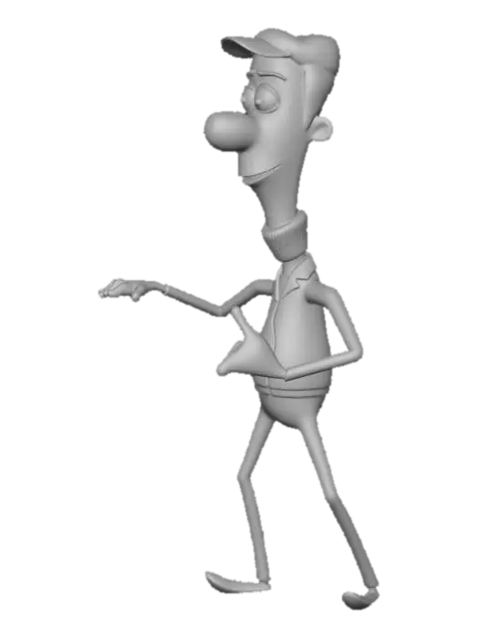 3D model for Animated Tall Figure