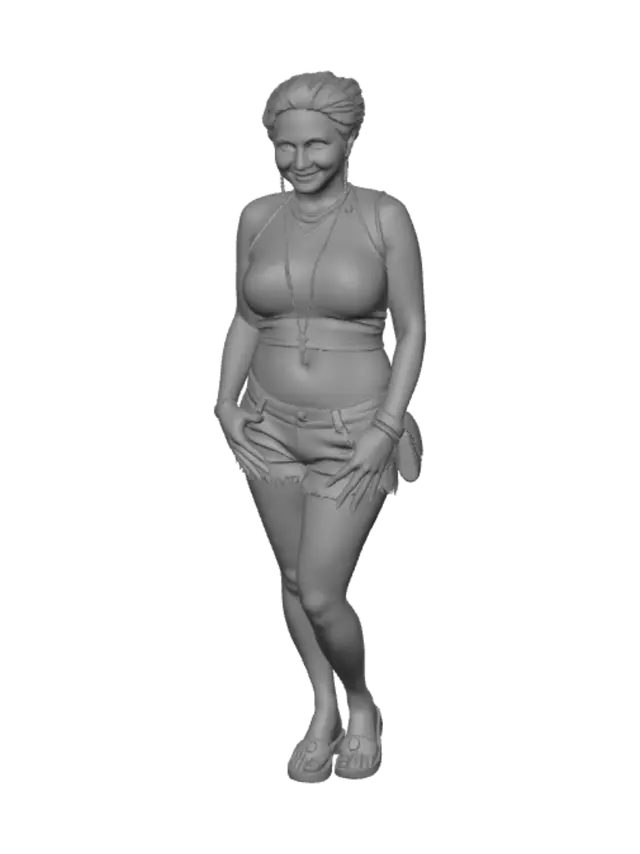 3D model for Sunlit Park Festival Attendee