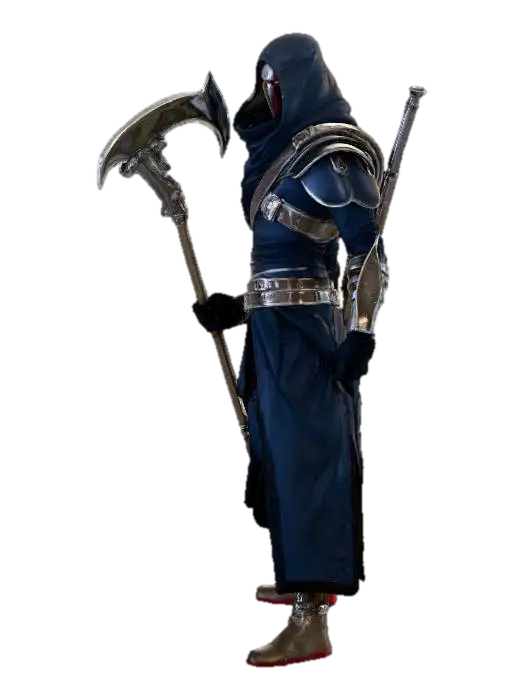 Noob saibot #Thanksgiving# - Kombat 3D model, vytvořený pomocí AI