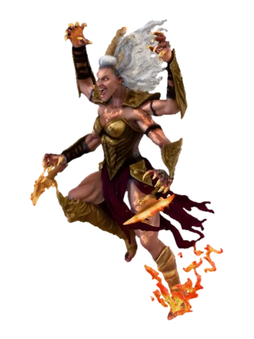 Sheeva - Kombat 3D model, vytvořený pomocí AI
