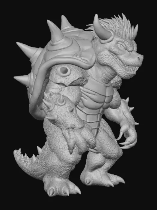 3D model for Bowser