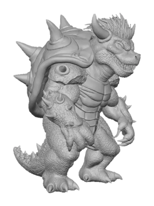 3D model for Bowser