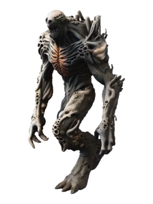 Titans of the Ruins 3D model, vytvořený pomocí AI