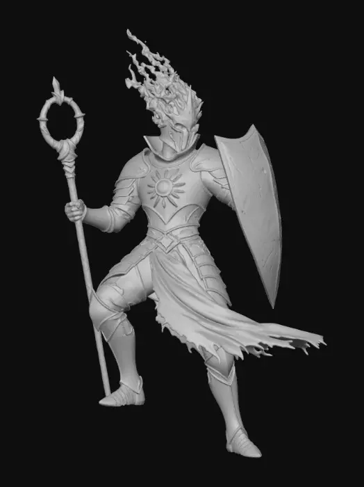 3D model for Eternal Flame Guardian