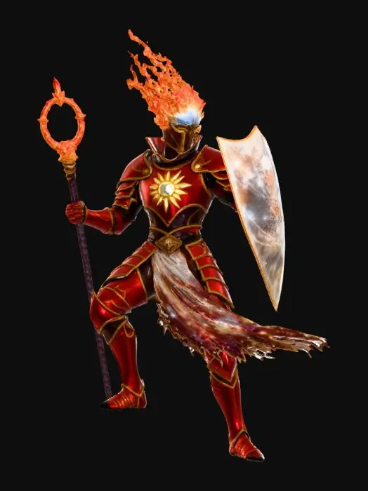 3D model for Eternal Flame Guardian