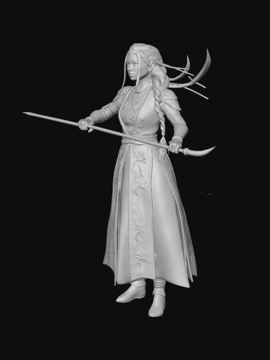 3D model for Violet Dawn Archer