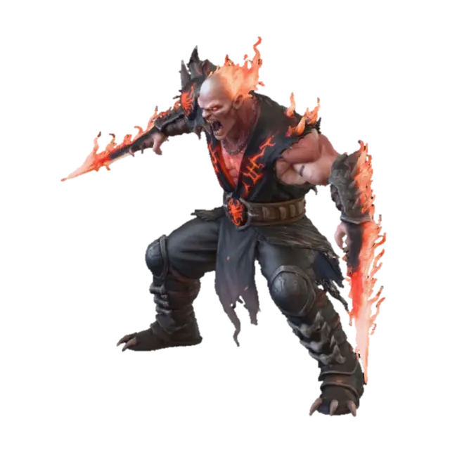 Netherrealm baraka, #Thanksgiving# - Kombat 3D model, vytvořený pomocí AI