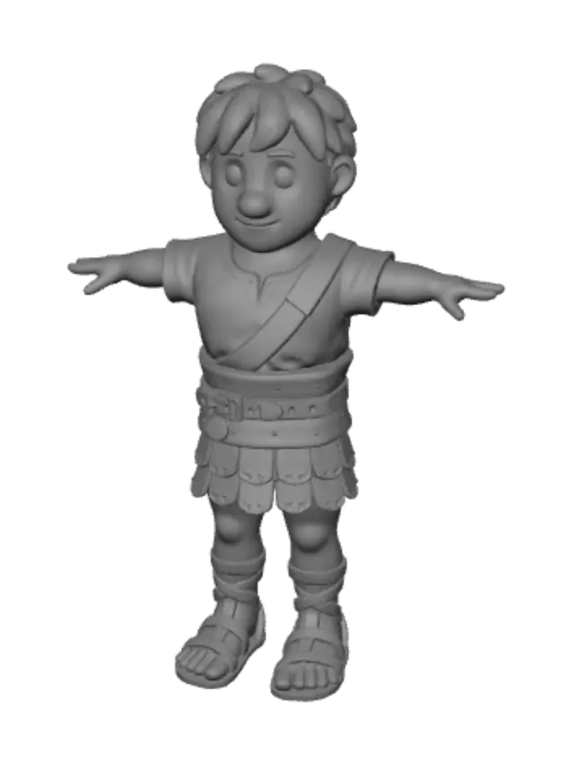 3D model for Little Warrior