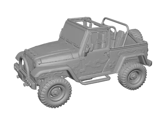 3D model for make a indian thar