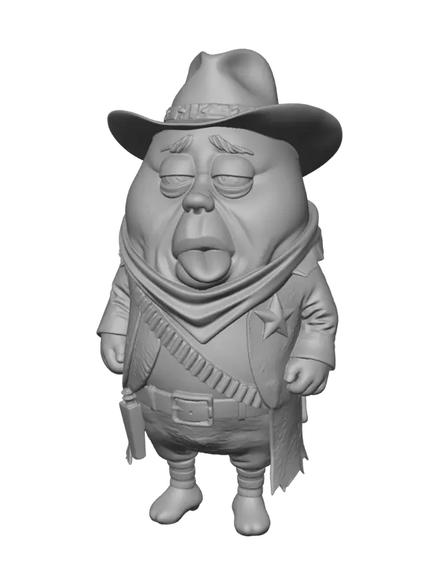 3D model for Smurf Outlaw at the Saloon