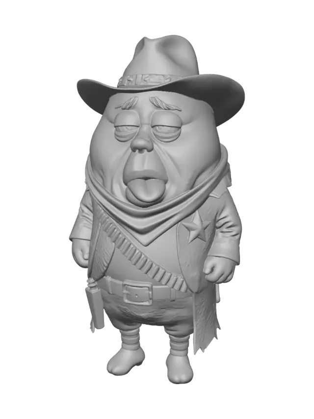 3D model for Smurf Outlaw at the Saloon