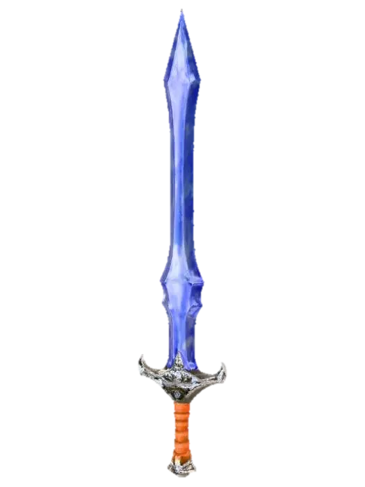 Crystal Sword - Diablo2 3D model, vytvořený pomocí AI
