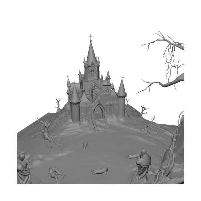 3D model for Lich Archivist
