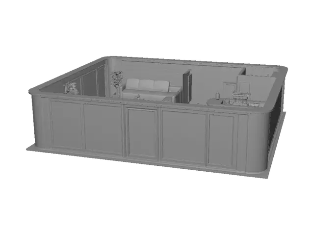 3D model for Glass Capsule Retreat