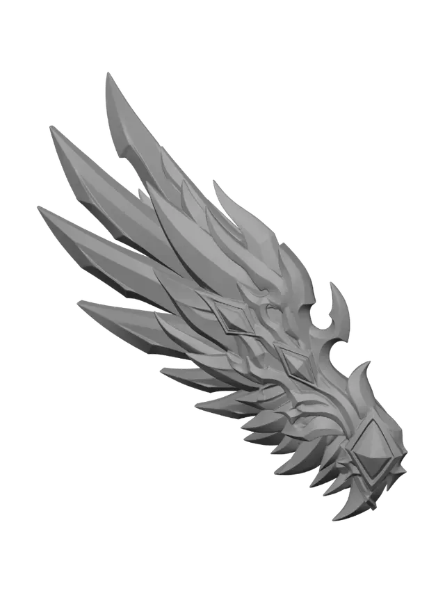 3D model for Crimson Phoenix Wing