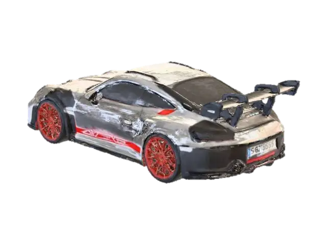 Porsche 911 GT3RS - Automobiles 3D model, vytvořený pomocí AI
