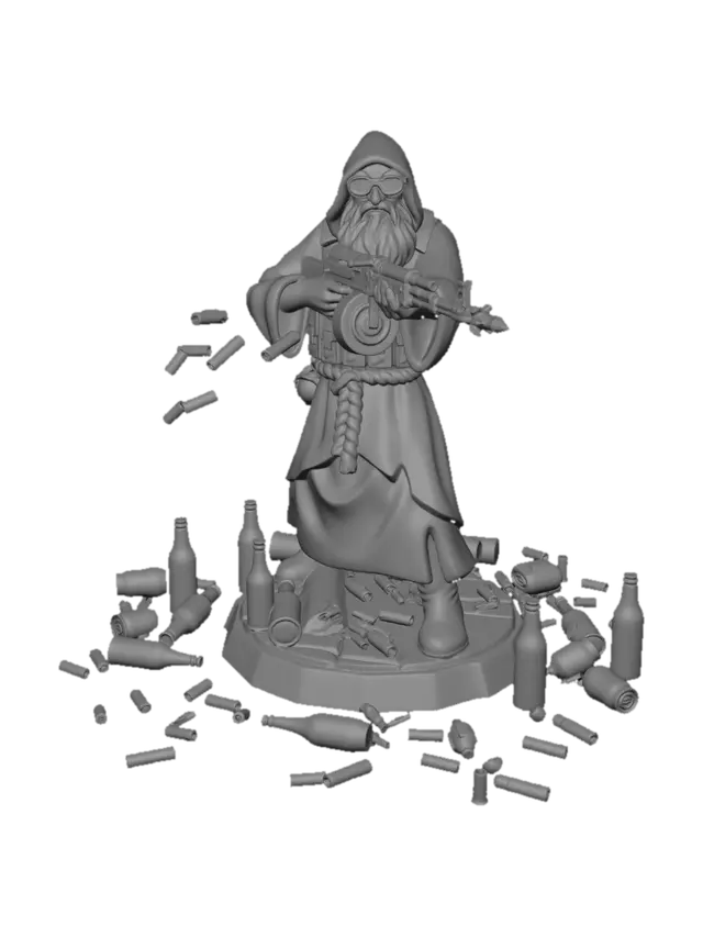 3D model for Mago sin Maná y Munición