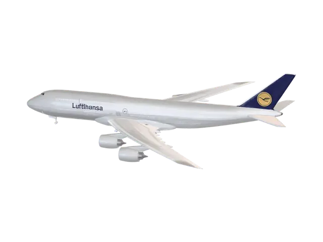 3D model for Lufthansa 747 Scale Model