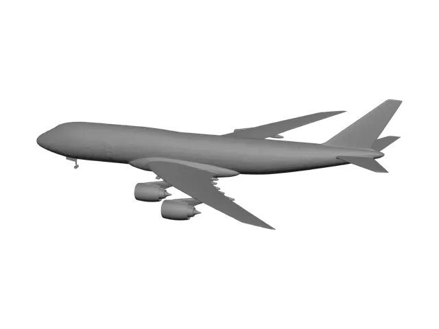 3D model for Lufthansa 747 Scale Model