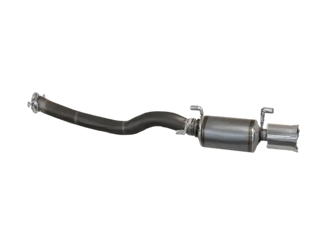 3D model for Stainless Steel Exhaust Pipe with Muffler