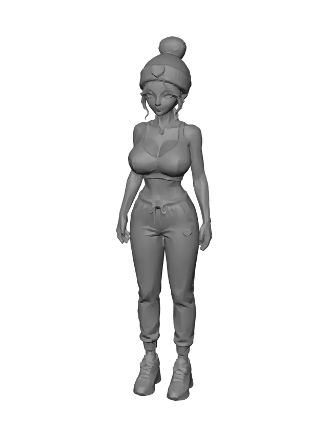3D model for large girl