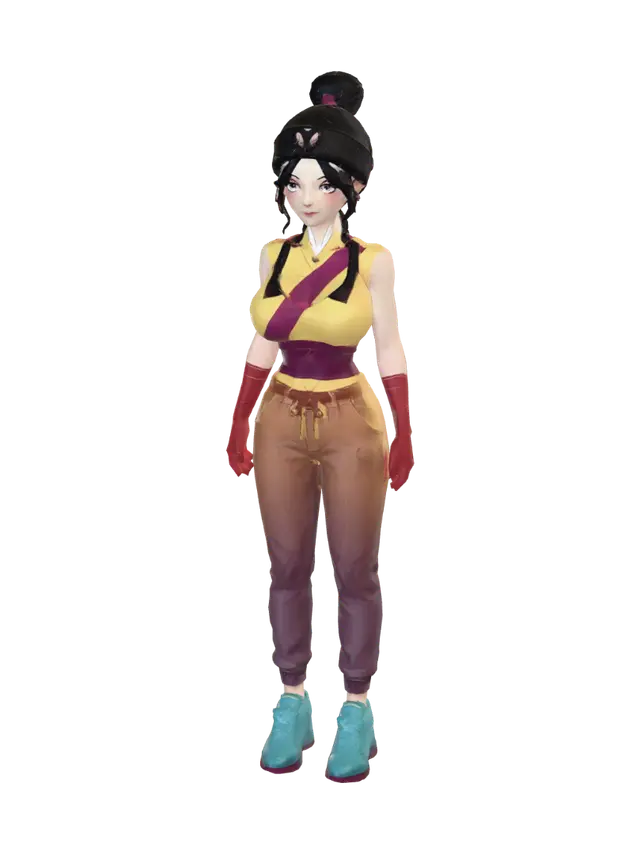 3D model for large girl