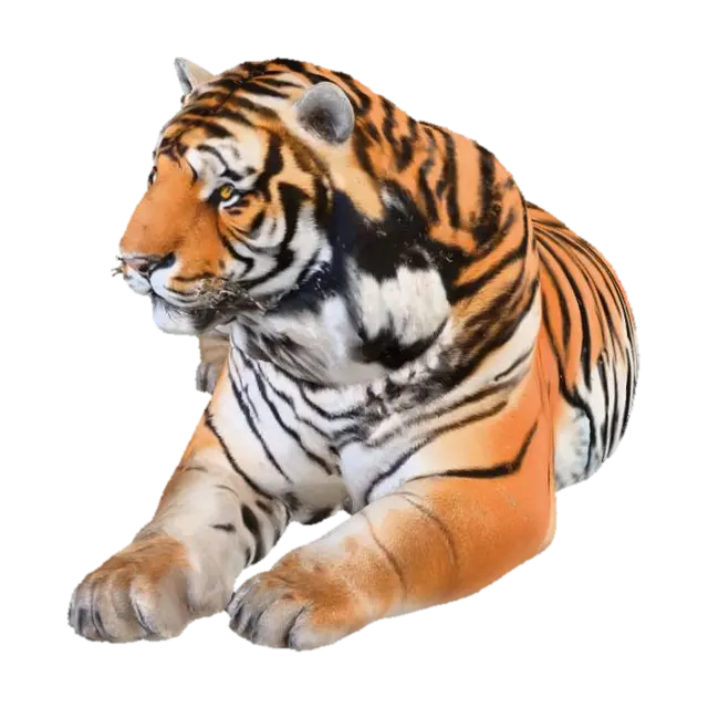 Amur tiger - Bigcat 3D model, vytvořený pomocí AI