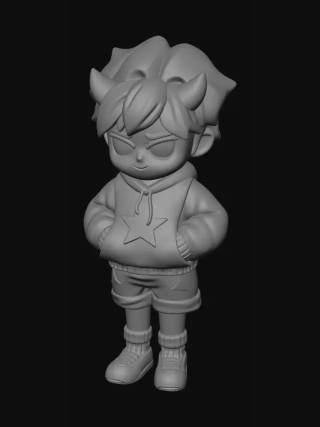 3D model for Star Hoodie Kid