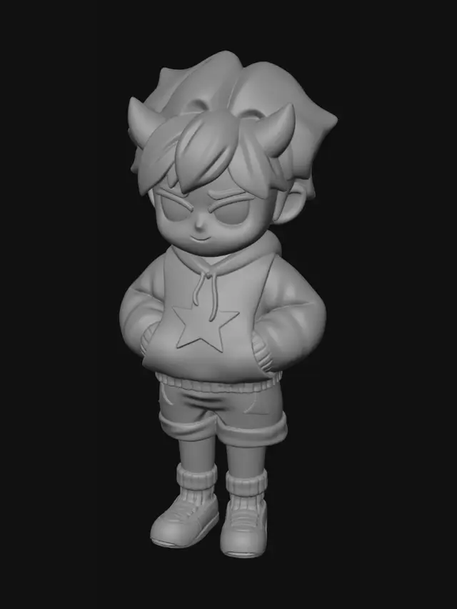 3D model for Star Hoodie Kid